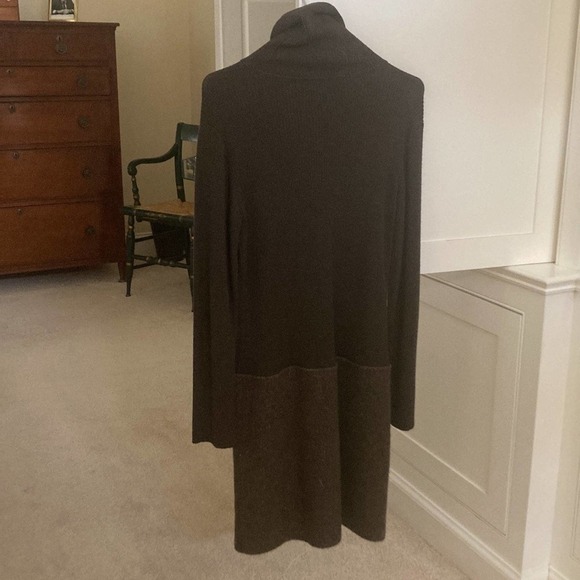 Vintage DKNY Wool Coat and Sweater Dress - Picture 2 of 5